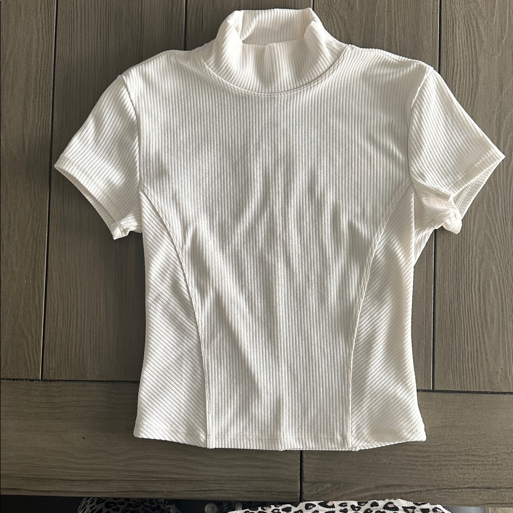 ALO Yoga Wellness, ribbed, mock neck